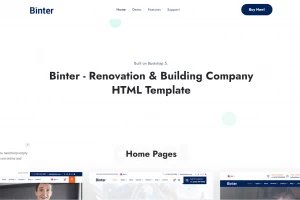 HTML шаблон - Binter 1.0
