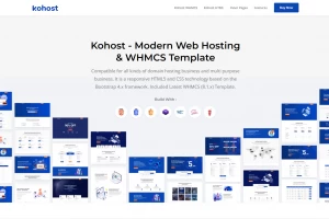 Kohost 7.0 - HTML шаблон для бизнес-компаний