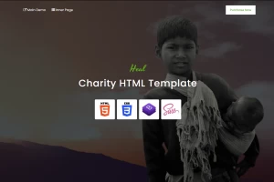 Heal 1.0 - HTML-шаблон для нон-коммерческих организаций