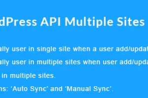 WordPress API Multiple Sites User Sync v1.5.1 