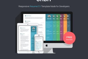 Orbit - бесплатный шаблон резюме на Bootstrap