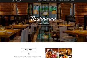 HTML5 шаблон лендинга для кафе, ресторана