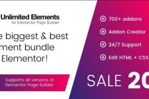 Unlimited Elements for Elementor Page Builder v1.5.0 NULLED