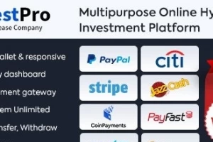 InvestPro v3.0.1 – Wallet & Banking Online Hyip Investment Platform