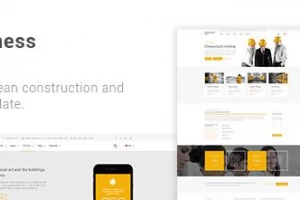 Yellow Business - строительный шаблон HTML