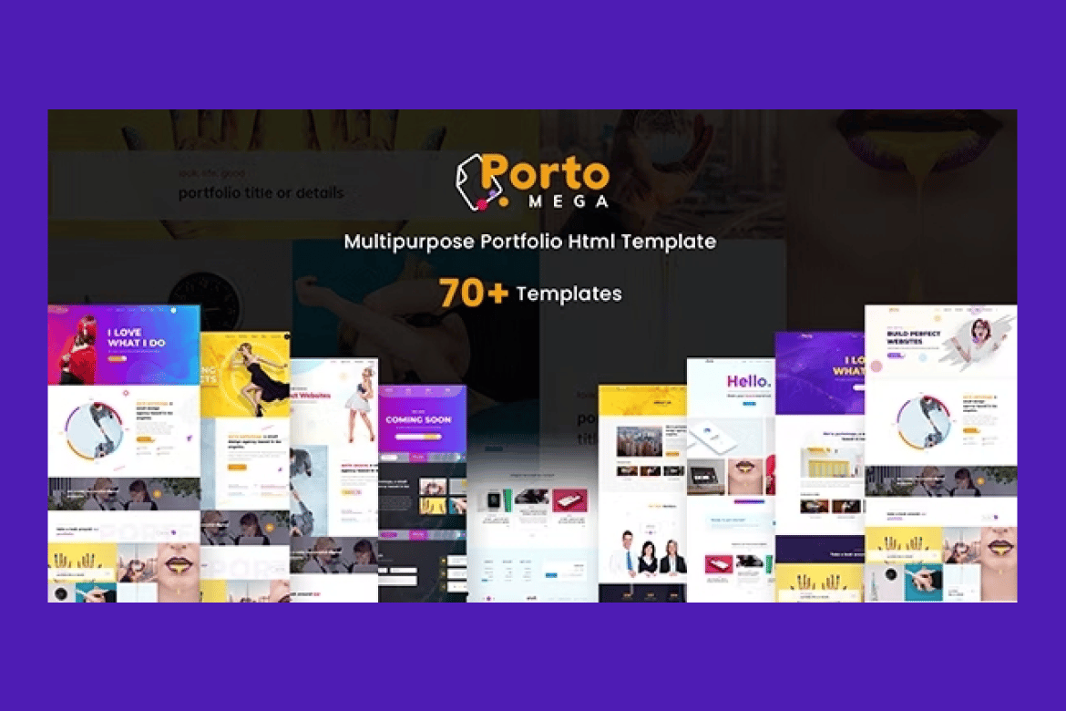 PortOmega | Многоцелевой Шаблон Портфолио