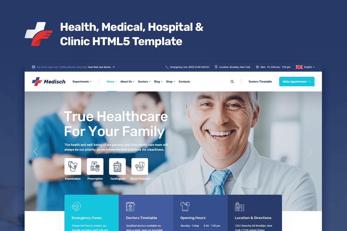 Шаблон HTML5 для медицины - здоровье и медицина