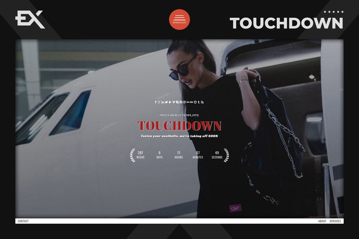 Touchdown - адаптивная страница скоро появится