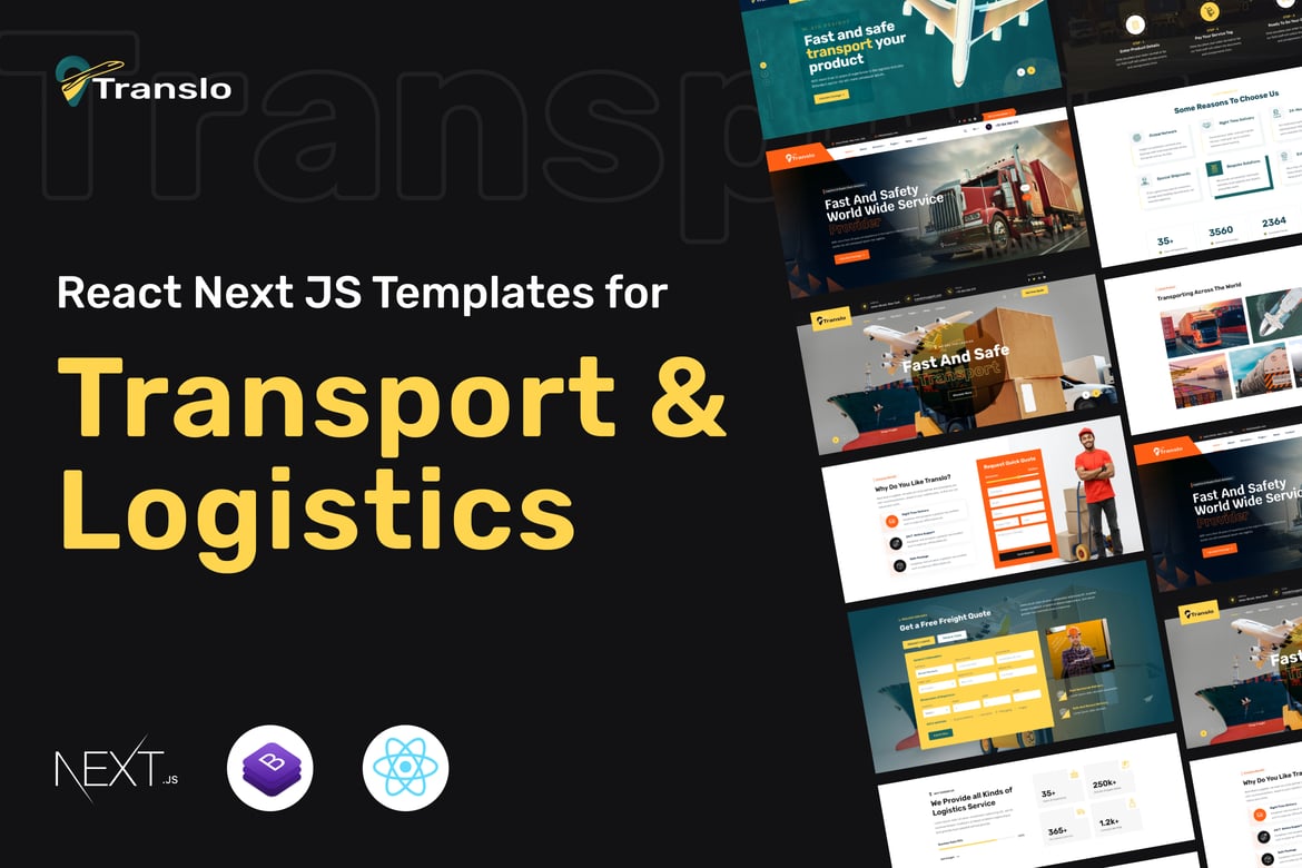 Translo — логистика и транспорт React Next